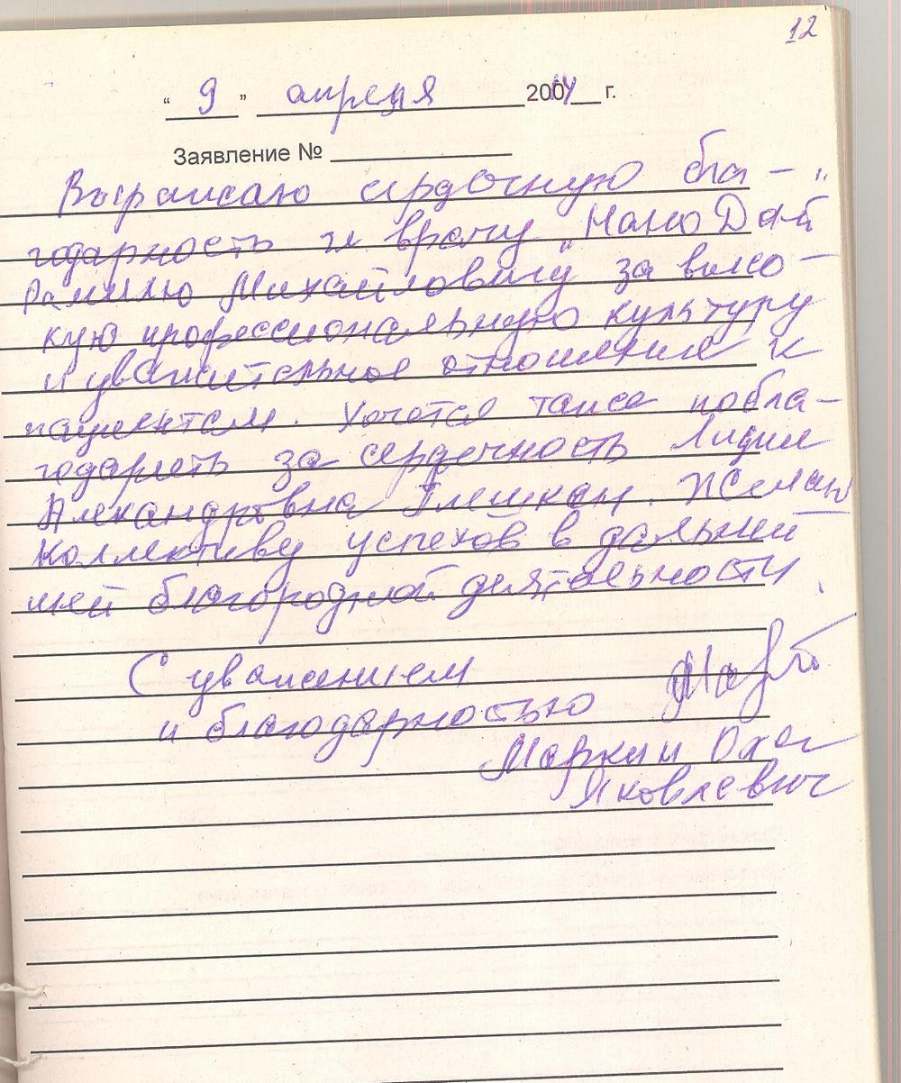 blagodarnost Markina